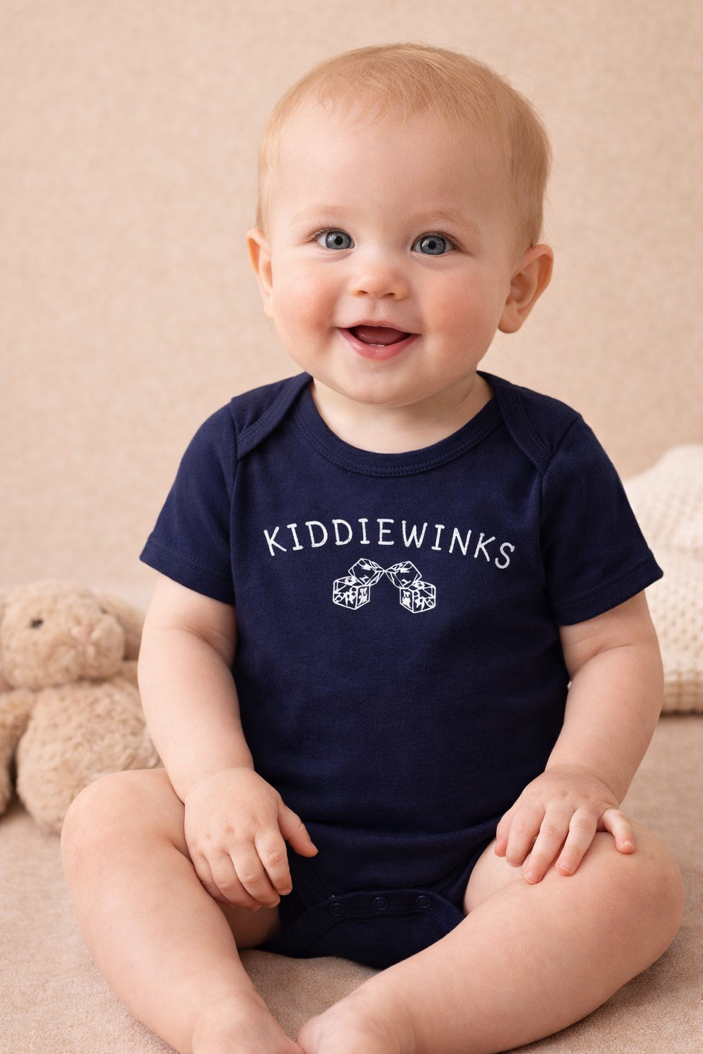 Kiddiewinks Baby Bodysuit Short Sleeve Cotton Onesie