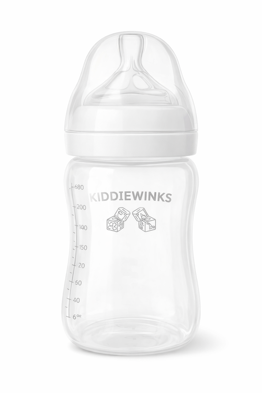 Anti-Colic Baby Feeding Bottle – BPA-Free Newborn Milk Bottle for Babies 0–3 Months