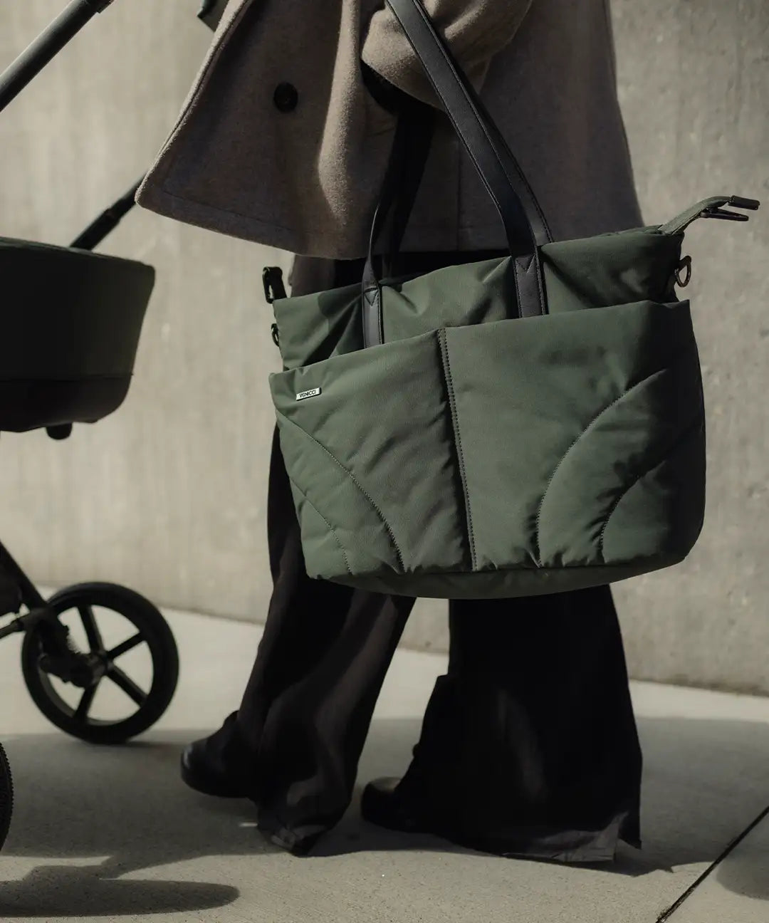 Venicci Tinum Upline 3 Hunter Luxury Cubex Travel System – Dark Olive