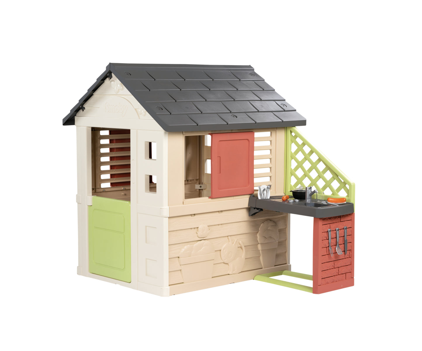 Smoby Life Nature Playhouse & Kitchen – Kids Outdoor Garden House