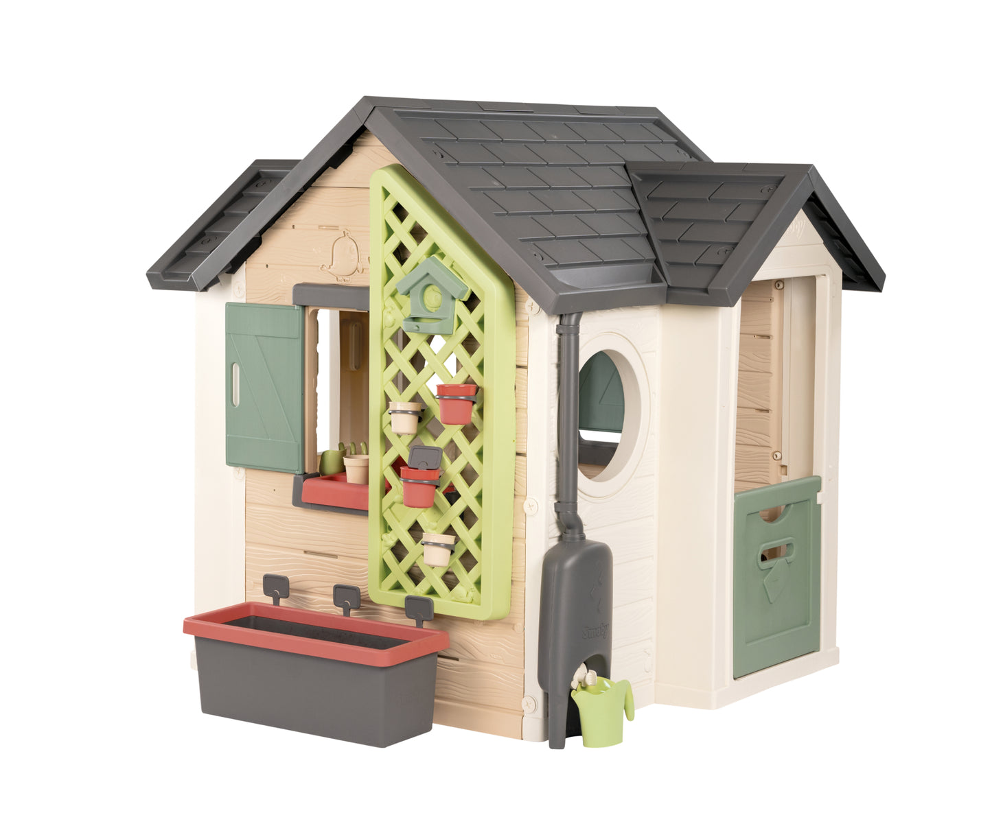 Smoby Life Garden House – Kids Outdoor Playhouse with Gardening Accessories